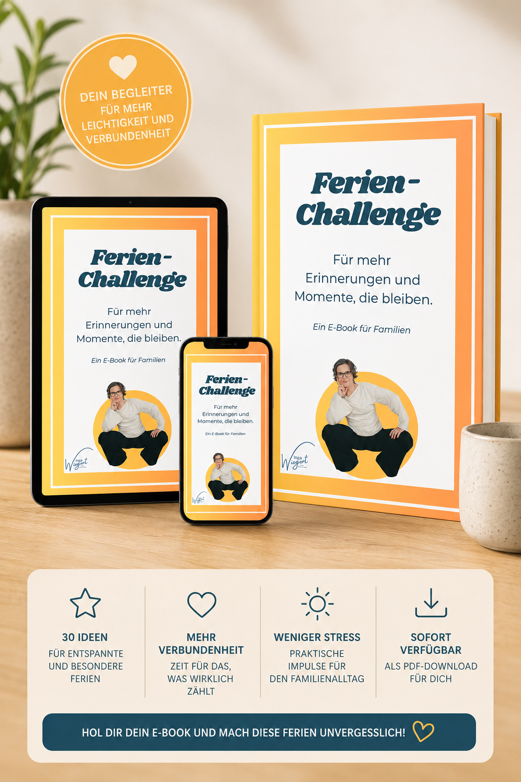 Ferien Challenge auf allen Geräten – über 50 Ideen, mehr Verbundenheit, weniger Stress