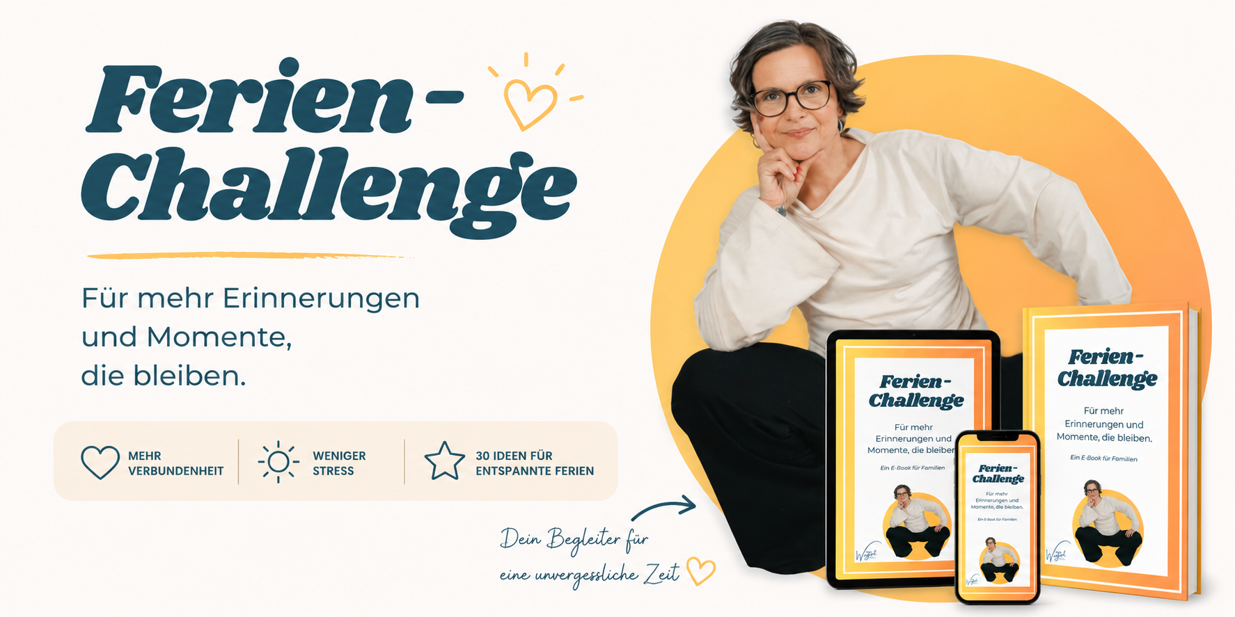 Ferien Challenge – Dein Begleiter für mehr Leichtigkeit und Verbundenheit